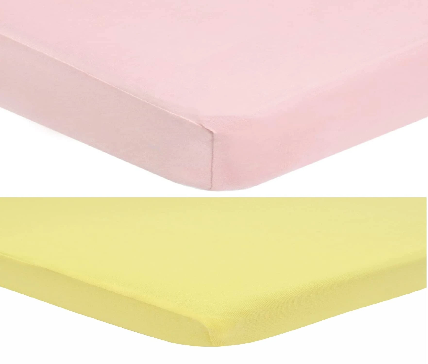 Dudu N Girlie Cotton Jersey Mini Cot Fitted Sheets, 2-Piece