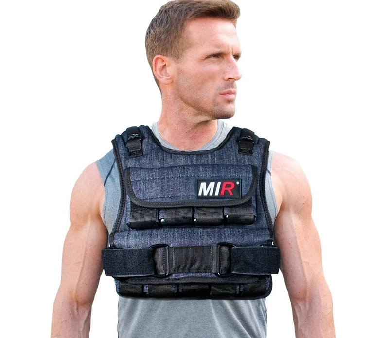 miR Air Flow Adjustable Weighted Vest, 20 lb - Image 1