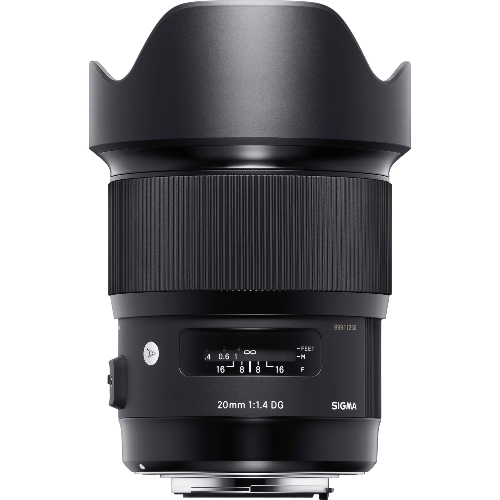 Sigma 412956 20mm F1.4 DG HSM Lens for Camera, Black