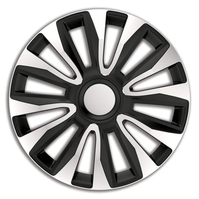 AutoStyle Set wheel covers Avalone 15-inch silver/black