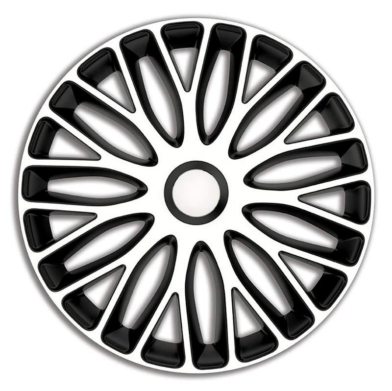 Set wheel covers Mugello 13-inch white/black