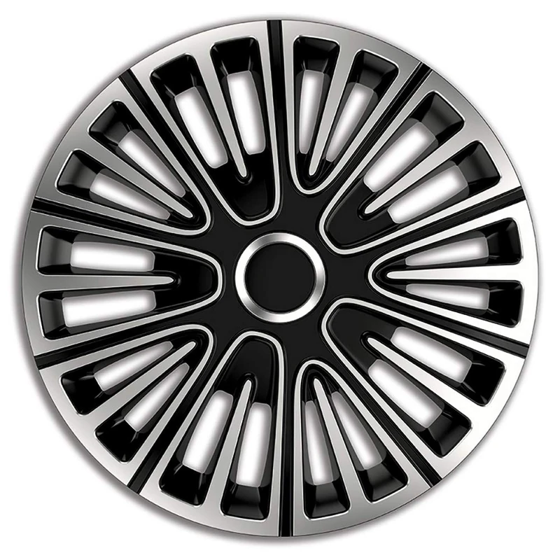 AutoStyle Set wheel covers Motion 15-inch silver/black