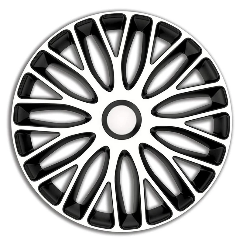 AutoStyle Set wheel covers Mugello 15-inch white/black