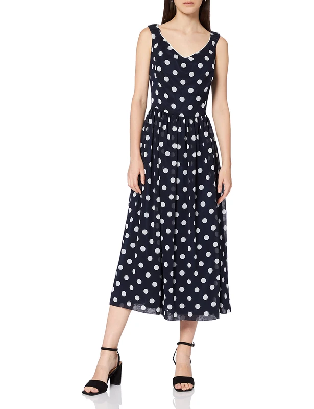 Swing 116-500242-81 Dress, Multicoloured (Marine/ecrue 3094), 20 (size: 46)