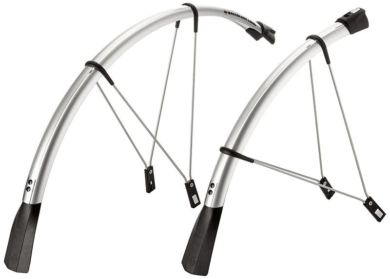 SKS Unisex Adult Raceblade Long Mudguard - Silver, One Size