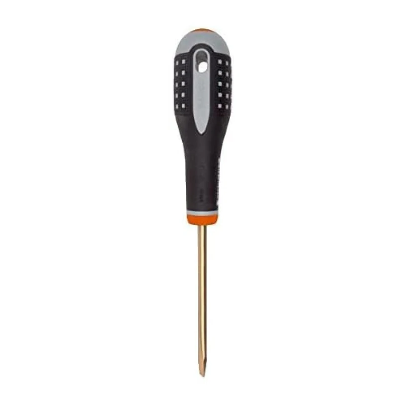 Bahco NSB300-6-100 Beryllium Copper Ergo Slotted Screwdriver, Multi-Colour, 6 mm