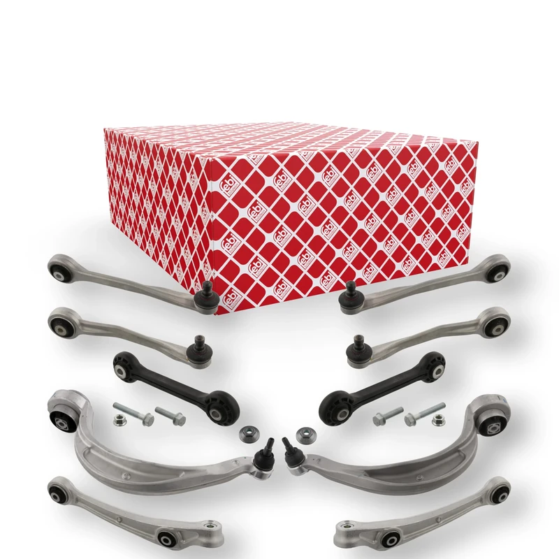 febi bilstein 46418 Control Arm Kit with stabiliser links, pack of one