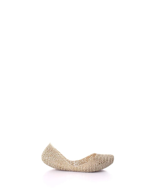 Melissa Campana Papel 20, Women’s Closed Toe Ballet Flats, Gold (Soft Gold Glitter 50712), 8 UK (41/42 EU)