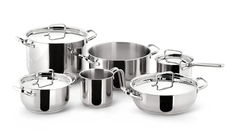 Lagostina Sfiziosa Extravagant Battery, Stainless Steel, Set of 10 - Image 1