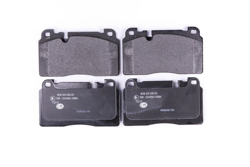 HELLA 8DB 355 020-241 Brake pad set - prepared for wear indicator - T2213 - for e.g. AUDI