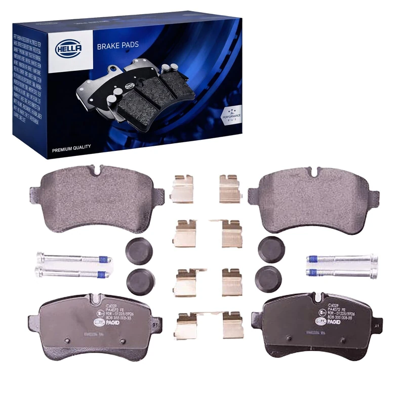 HELLA 8DB 355 005-551 Brake pad set - prepared for wear indicator - C6029 - for e.g. IVECO