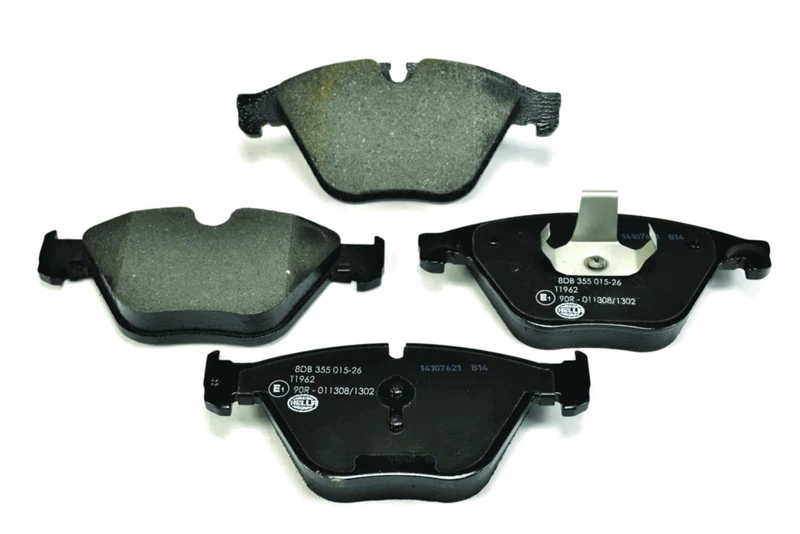 HELLA 8DB 355 015-261 Brake pad set - prepared for wear indicator - T1962 - for e.g. BMW - Image 1