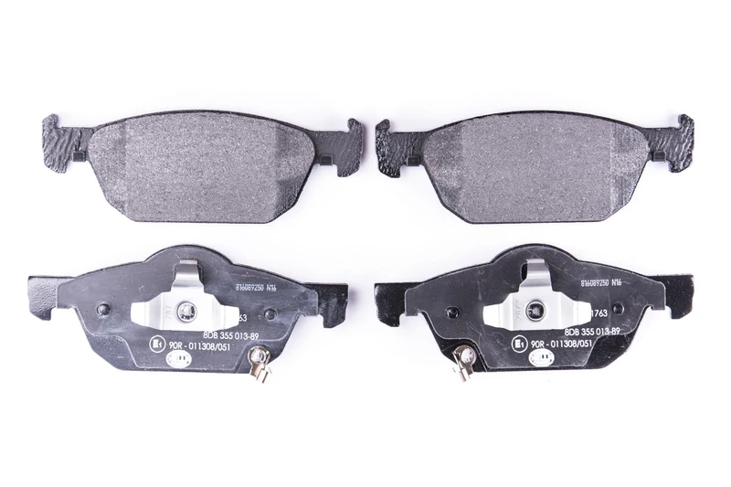 HELLA 8DB 355 013-891 Brake pad set - with acoustic wear warning - T1763 - for e.g. HONDA