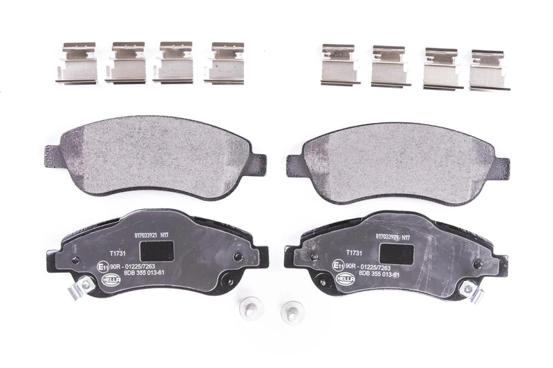 HELLA 8DB 355 013-611 Brake pad set - with acoustic wear warning - T1731 - for e.g. HONDA