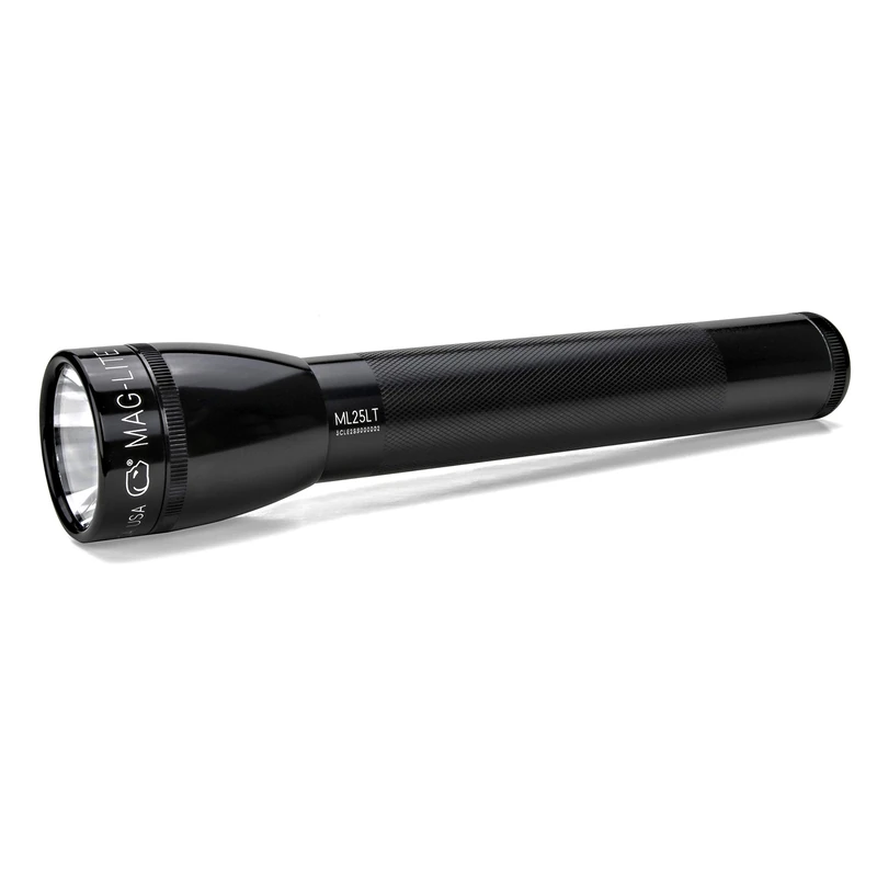 Maglite ML25LT 3 C-Cell Flashlight, Aluminium, Black, 173 lm