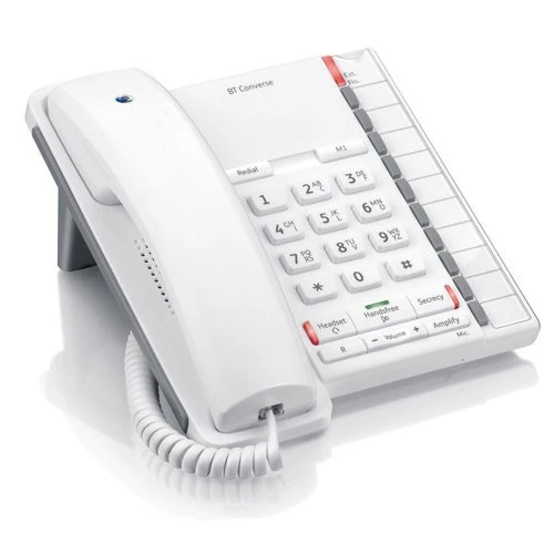 BT CONVERSE 2200-W (BRITISH TELECOM) - Hands-free Speaker-phone - Wall or Desk Model (Headset socket & Direct Dial Memories) - (White) - Image 1