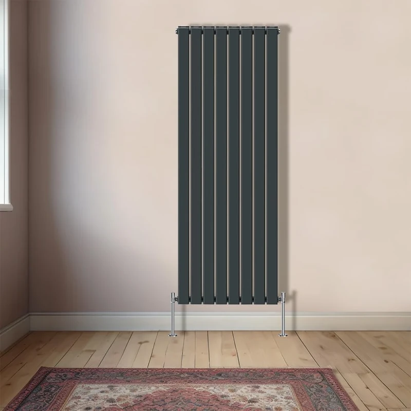 NRG Vertical 1800x544mm - Double Flat Panel Column Designer Bathroom Central Heating Radiator Anthracite