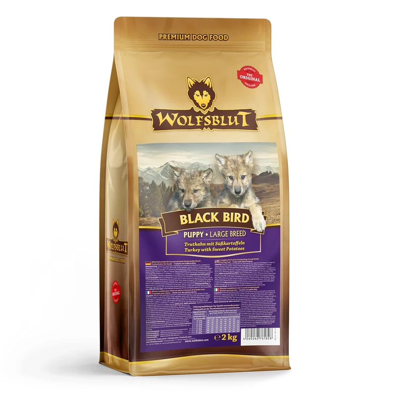Wolfsblut Black Bird Puppy Large Pack of 1 x 2 kg