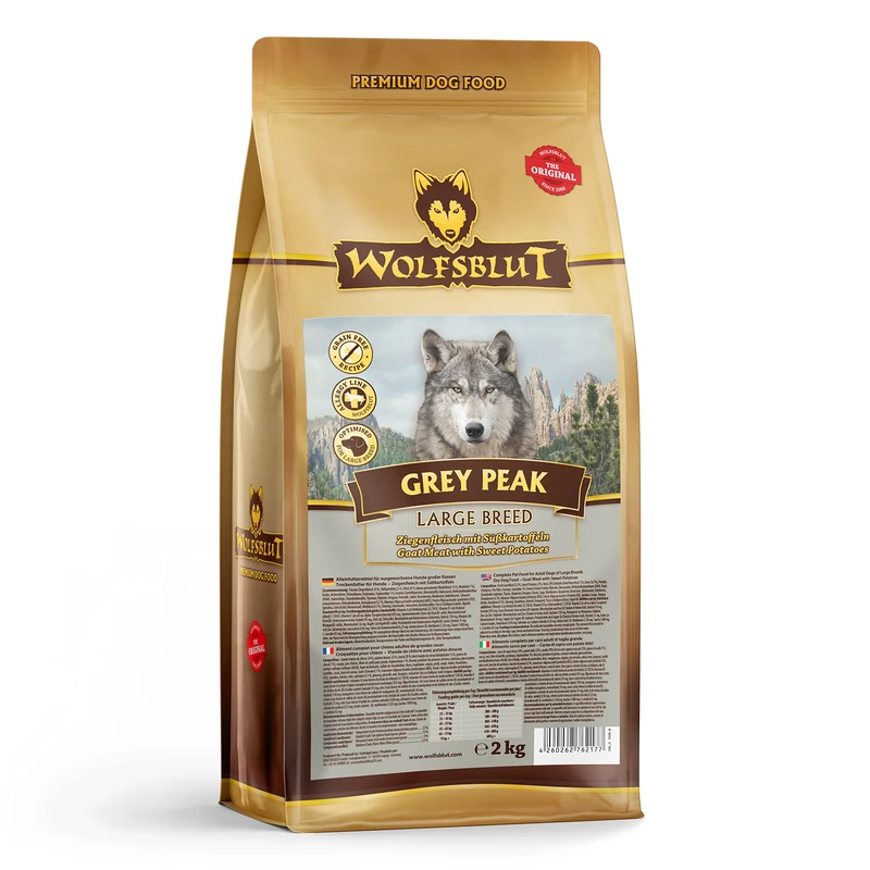 Wolf Blood Grey Peak Large Breed, 1 Pack (1 x 2 Kg