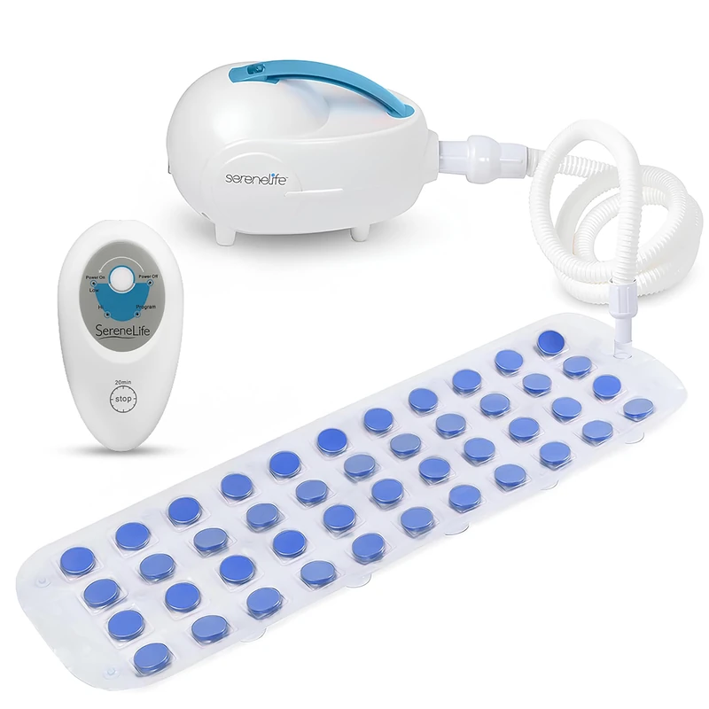 SereneLife Bubble Bath Spa Mat, Bath Jets Machine Massager - Image 1