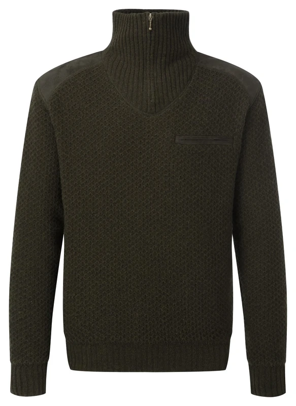 ShooterKing Men's Bush Pullover Jumper - Brown/Green, X-Large - Image 1