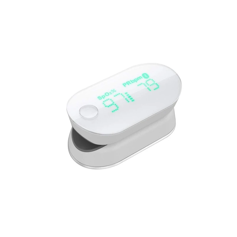 iHealth PO3M Fingertip Pulse Oximeter with Plethysmograph and Perfusion Index on the App, Measures Blood Oxygen Saturation, Perfusion Index, Pulse Rate