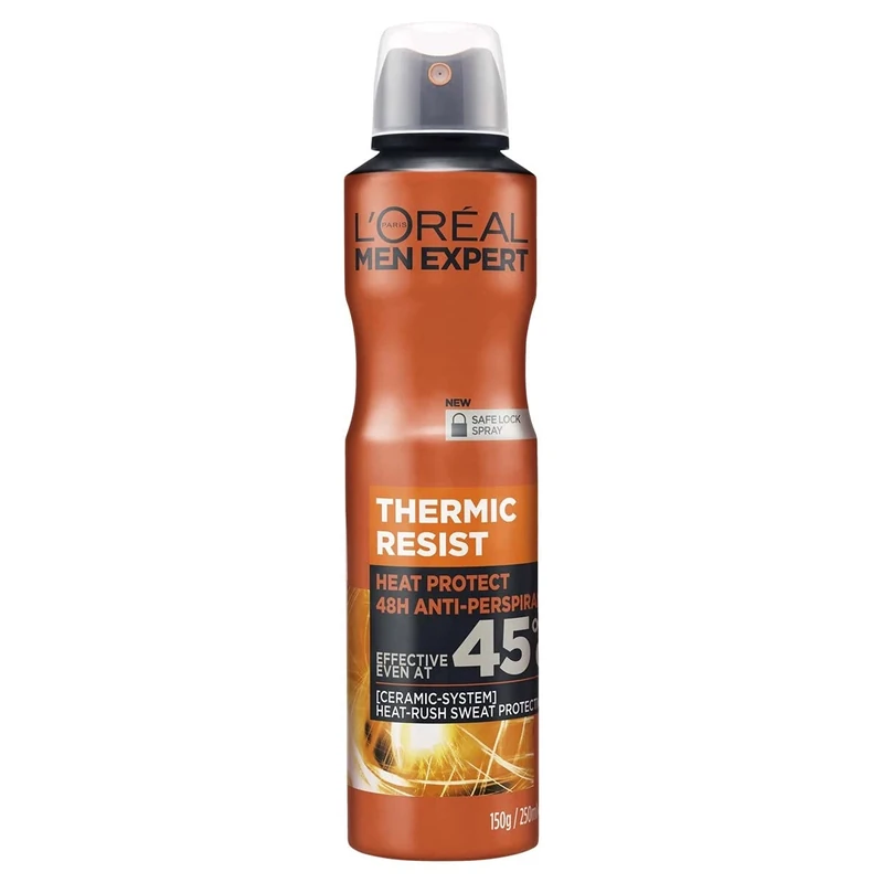 L'Oreal Paris Men Expert Thermic Resist 48 hour Anti-Perspirant, 250ml - Image 1