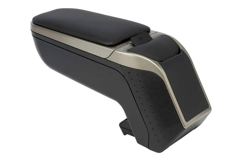 Armrest Specific Black/Grey Armster 2 for Nissan Juke f15 (2010-). With Storage Compartment and Fold Away.