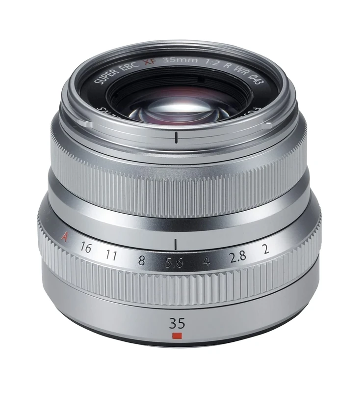 Fujifilm F2 R Fujinon XF 35 mm WR Lens - Silver