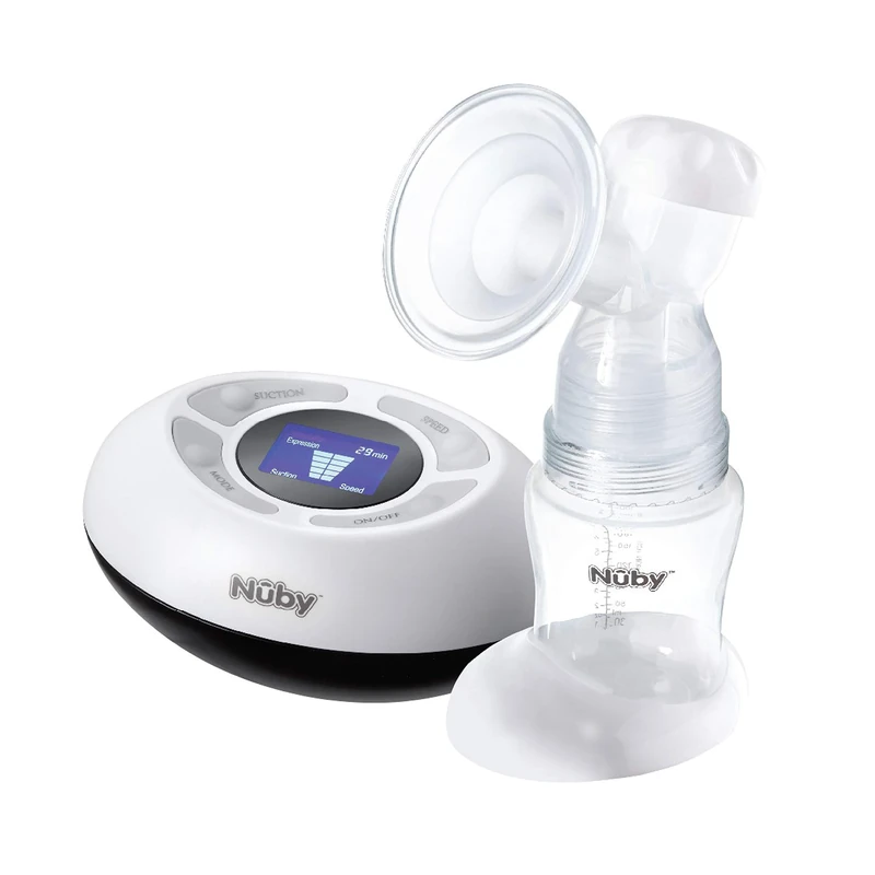 Nuby Ultimate Single Electric Breast Pump – Stimulation & Expression | Digital Display | Quiet & Discreet