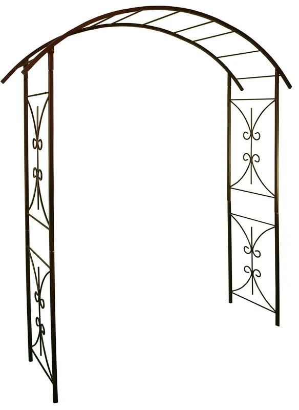 LOUIS MOULIN 3026 Square Tube for Climbing Plant Antique Iron 180 x 50 x 220 cm Made in France