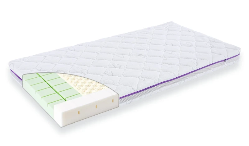 Traeumeland T015082 Premium Moon Bear Baby Mattress, 70 x 140 cm, Muli Colours