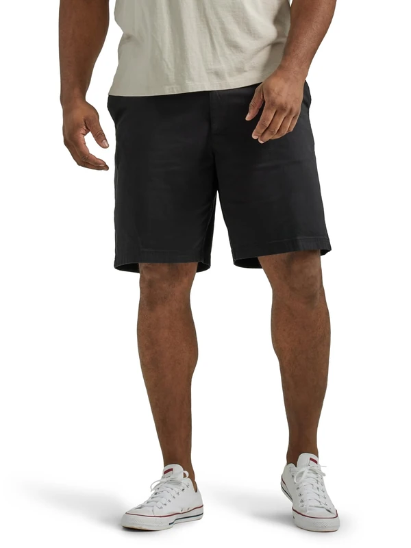 LEE Men's Big & Tall Performance Series Extreme Comfort Short, Black, 34