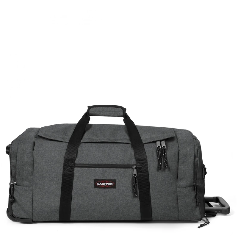 Eastpak Leatherface L + Wheeled Luggage, 86.5 x 36.5 x 38 cm, 104 L - Black Denim (Grey)