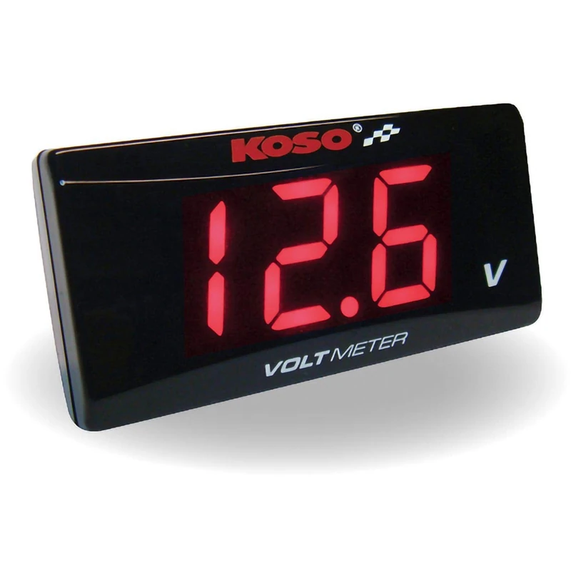 BA024R00 - VOLT METER SUPER SLIM ROSSO - Image 1