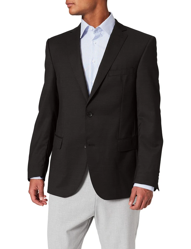 CARL GROSS Men's's Shane SS Suit, Black (Grau 83), 12.5 (size: 32)