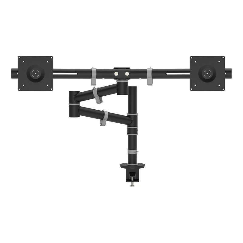 Dataflex Viewgo monitor arm - desk 133 - flat panel desk mounts (75 x 75,100 x 100 mm, Steel, -50 - 90°, Black)