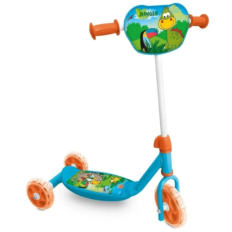 mondo Toys 28062 MY FIRST SCOOTER JUNGLE Children's Scooter with 3 Wheels for Age 2/3 / 4 Years
