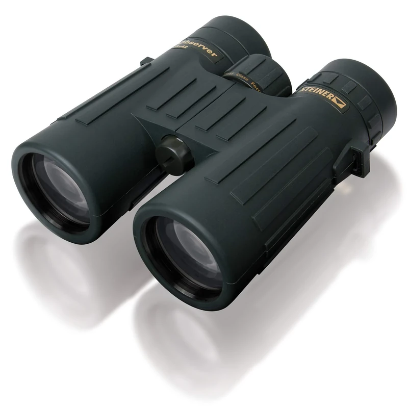 STEINER hunting binoculars Observer 8x42 - German quality optics, versatile, bright and high-contrast images, lightweight roof edge design