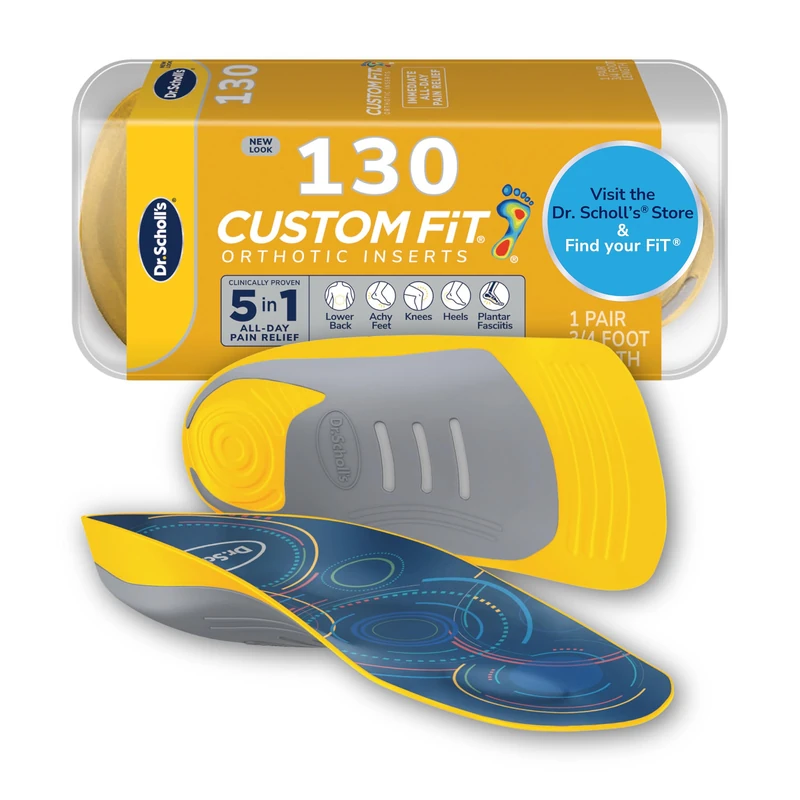 Dr. Scholl's Custom Fit Orthotics CF 130 Shoe Sole Insole Inserts