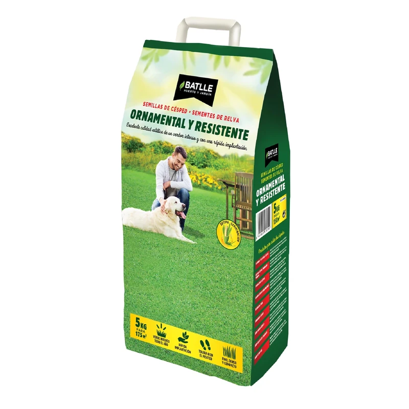 Semillas Batlle Artificial Grass Decorative Heavy Duty 5 kg