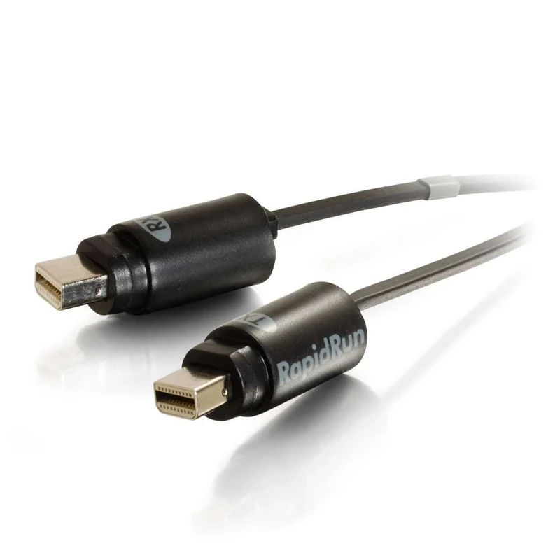 C2G 30.5M RapidRun-Series Optical Runner Cable Plenum OFNP Rated Supports full 1080p, 4k, and 3D HDMI features