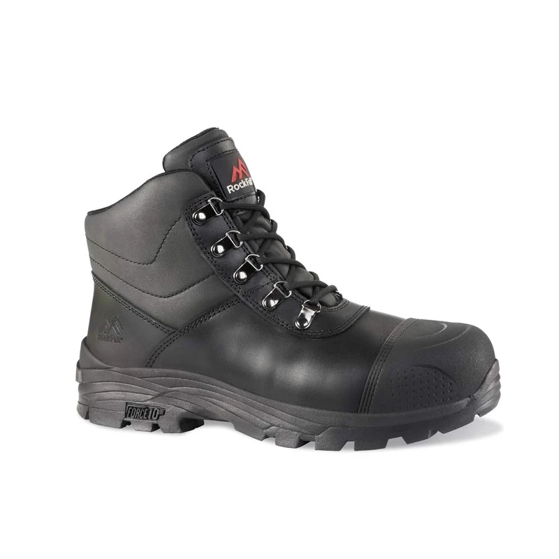 Rock Fall RF170 Granite Robust Safety Boot Size 11, Black
