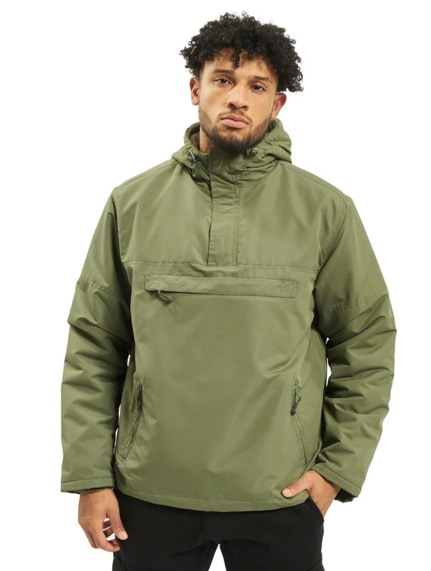 Brandit Windbreaker, Color: olive, Size: 5XL