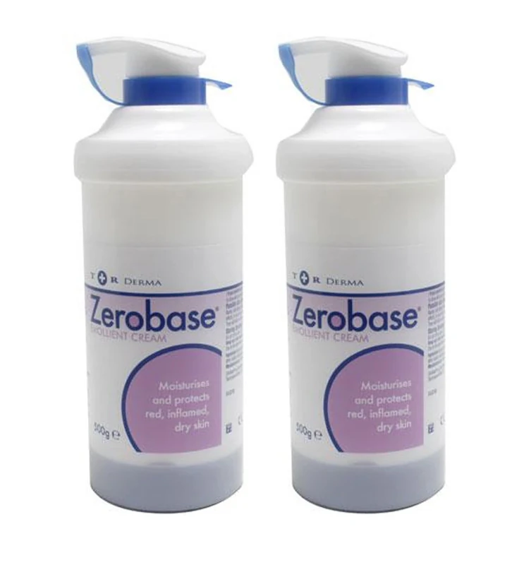 Zerobase Emollient Cream 500g (Pack of 2) - Skin Moisturiser - Image 1