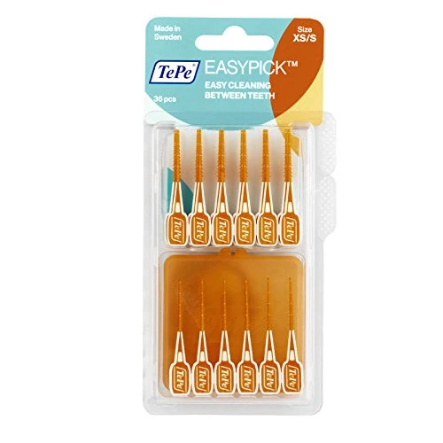 2x TePe EasyPick Interdental Brushes 36 Pieces XS / S (2x 36 Pieces)