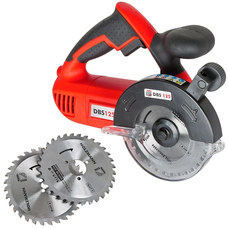 Holzmann Maschinen DBS125 Double Blade Saw Cutting Depth Max. (90°) 31 mm 1200 W