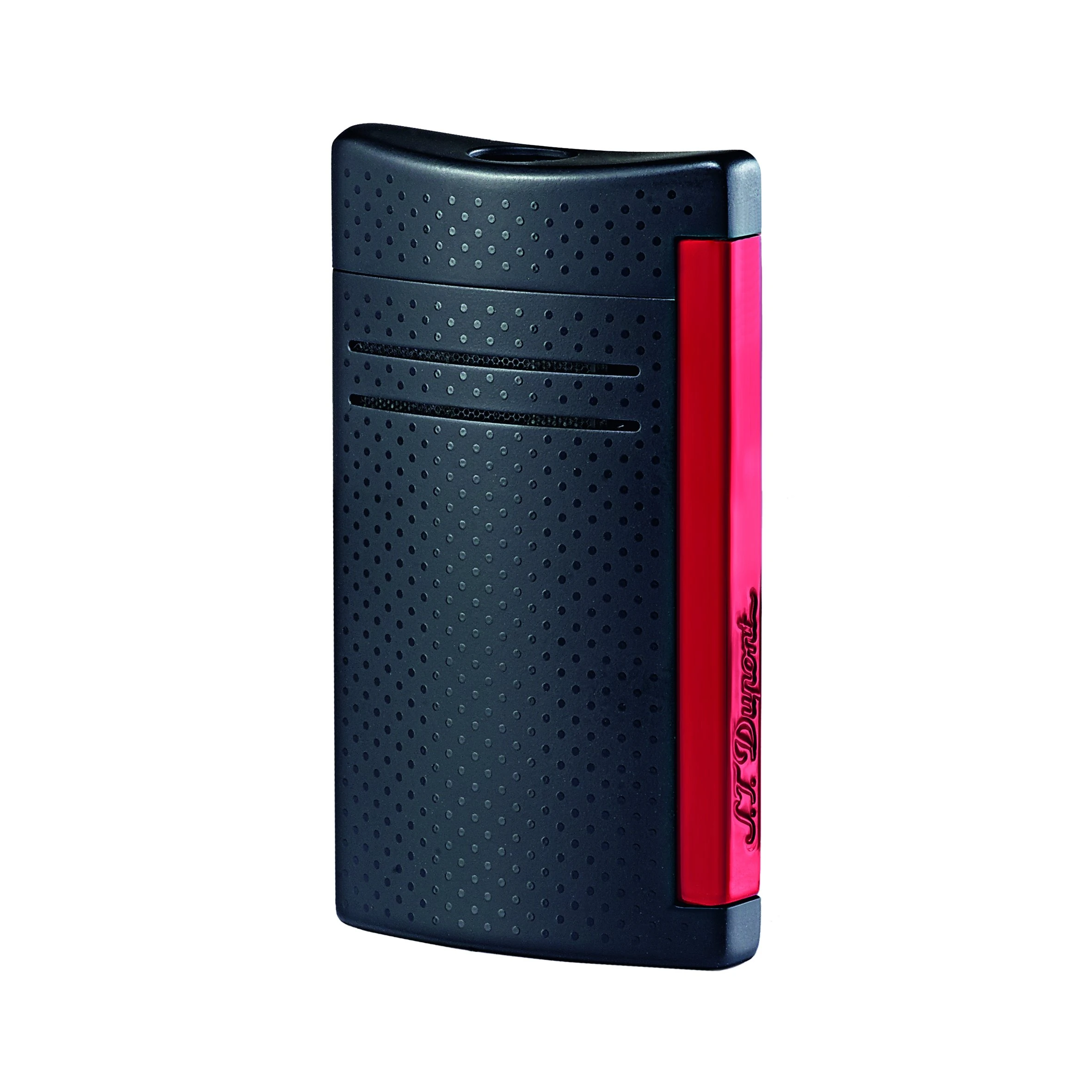 S.T. Dupont Maxijet Lighter - Matt Black/Red