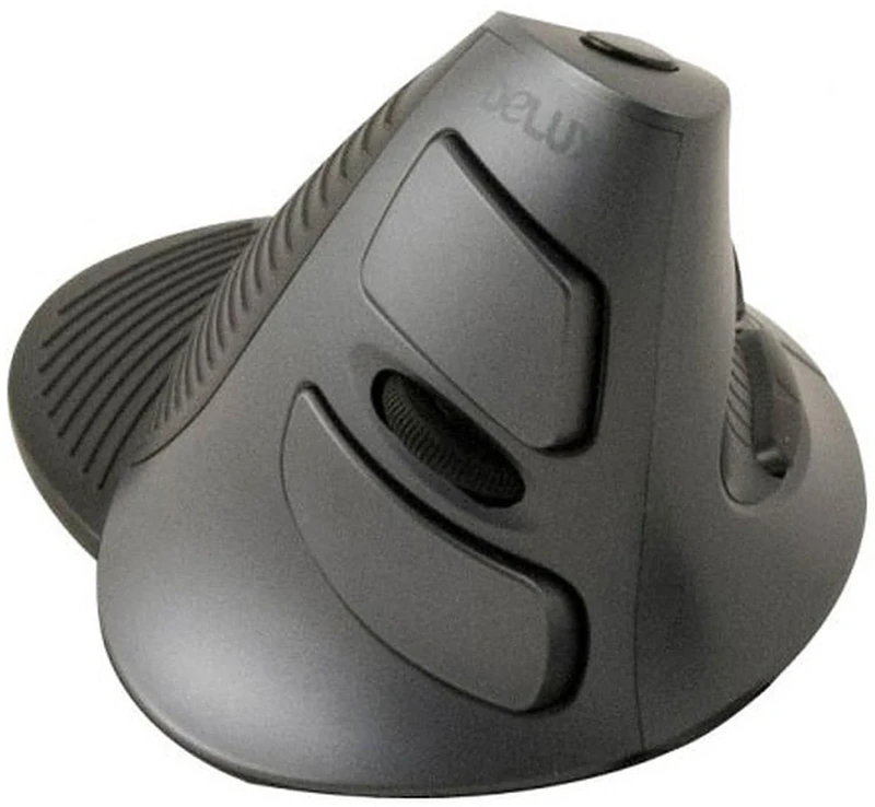 Delux Vertical Ergo Grip 225123 PC Mouse USB, Radio - Image 1