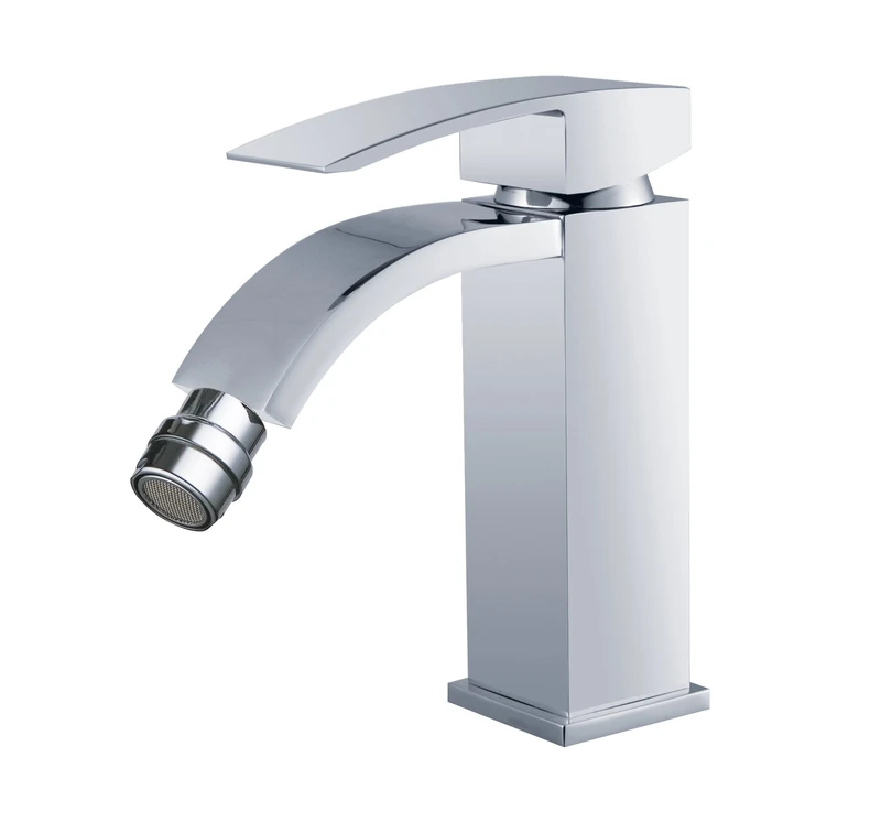 DP Bath Acacia - Single lever bidet mixer tap, silver - Image 1